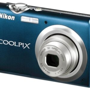 Nikon Coolpix S230 10MP Digital Camera with 3x Optical Zoom and 3 inch Touch Panel LCD (Night Blue)