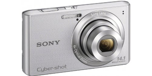 SONY Cyber-shot W610 (14.10MCCD/x4 Optical zoom) Silver DSC-W610/S - International Version (No Warranty)