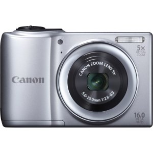 canon powershot a810 16mp digital camera with 5x optical zoom-silver 6179b001