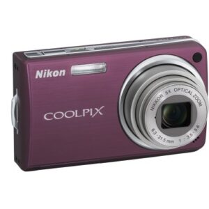 Nikon Coolpix S550 10MP Digital Camera with 5x Optical Zoom (Plum)