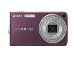 nikon coolpix s550 10mp digital camera with 5x optical zoom (plum)