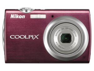 nikon coolpix s230 10mp digital camera with 3x optical zoom and 3 inch touch panel lcd (plum)