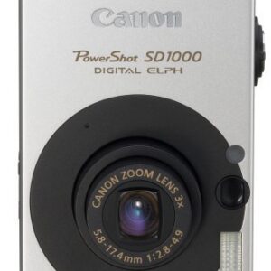 Canon PowerShot SD1000 7.1MP Digital Elph Camera with 3x Optical Zoom (Black) (OLD MODEL)