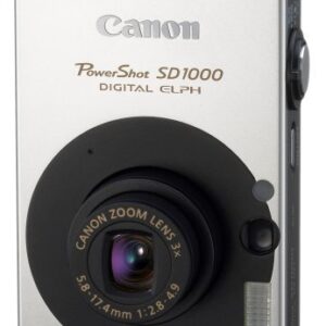 Canon PowerShot SD1000 7.1MP Digital Elph Camera with 3x Optical Zoom (Black) (OLD MODEL)