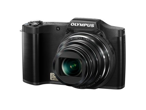 Olympus SZ-12 14MP Digital Camera with 24x Wide-Angle Zoom (Black) (Old Model)