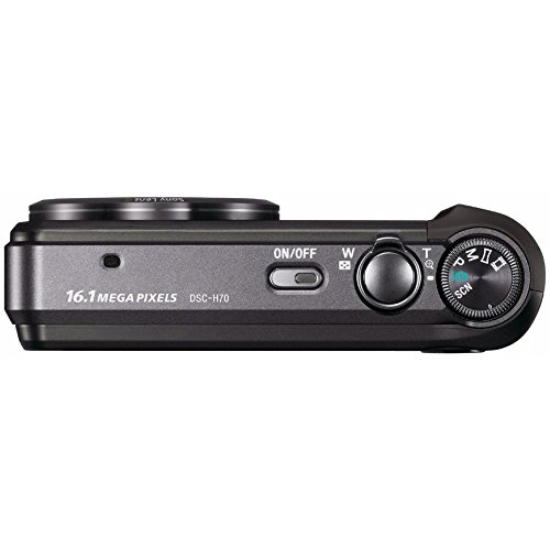 Sony Cyber-Shot DSC-H70 16.1 MP Digital Still Camera with 10x Wide-Angle Optical Zoom G Lens and 3.0-inch LCD (Black)