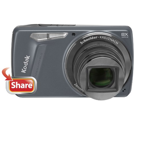 Kodak Easyshare M580 14 MP Digital Camera with 8x Wide Angle Optical Zoom and 3.0-Inch LCD (Blue)