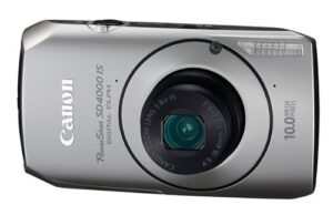 canon powershot sd4000is 10 mp cmos digital camera with 3.8x optical zoom and f/2.0 lens (silver)