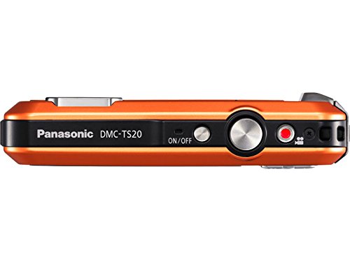 Panasonic Lumix TS20 16.1 MP TOUGH Waterproof Digital Camera with 4x Optical Zoom (Orange) (OLD MODEL)