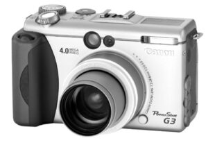 canon powershot g3 4mp digital camera w/ 4x optical zoom