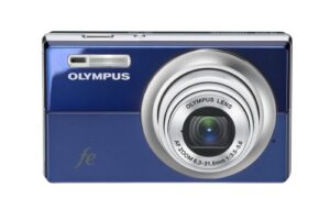 olympus fe-5010 12mp digital camera with 5x optical dual image stabilized zoom and 2.7 inch lcd (blue)