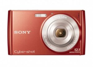 sony cyber-shot dsc-w510 12.1 mp digital still camera with 4x wide-angle optical zoom lens and 2.7-inch lcd (red)