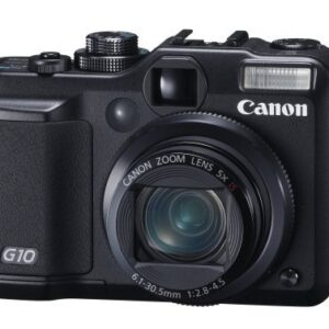 Canon Powershot G10 14.7MP Digital Camera with 5x Wide Angle Optical Image Stabilized Zoom (Renewed)