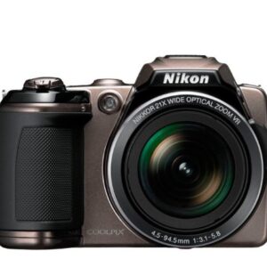 Nikon COOLPIX L120 14.1 MP Digital Camera with 21x NIKKOR Wide-Angle Optical Zoom Lens and 3-Inch LCD (Bronze)