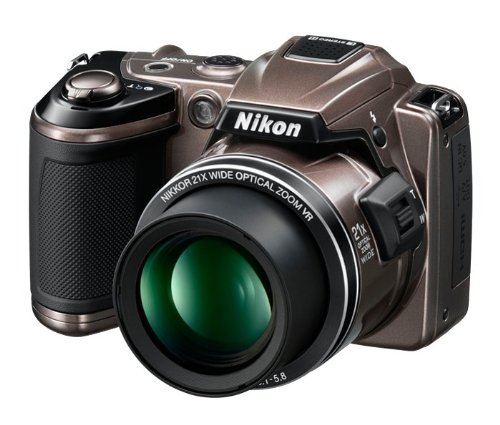 Nikon COOLPIX L120 14.1 MP Digital Camera with 21x NIKKOR Wide-Angle Optical Zoom Lens and 3-Inch LCD (Bronze)