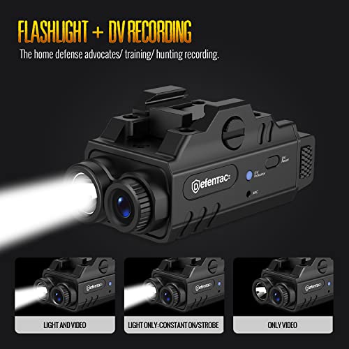 DEFENTAC Laser Training Cartridge, Bundle with HD Camera and White LED Combo