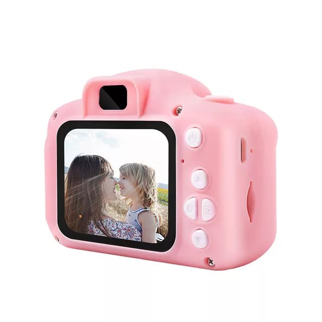 Kids Digital Cameras, Children's Gifts, Camera Digital Toys with 32 GB Memory Card and Reader (Pink)