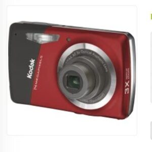 kodak easyshare m531 14mp 3x optical/5x digital zoom hd camera (red/black) – one touch sharing!