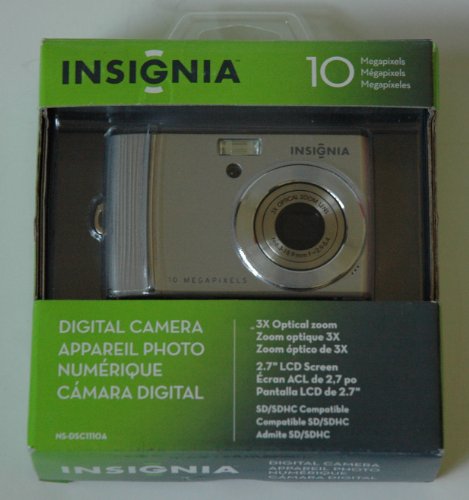 Insignia NS-DSC1110A 10MP Digital Point & Shoot Camera