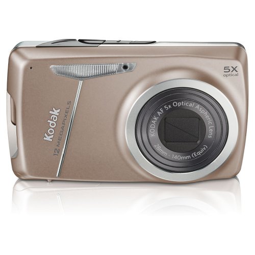 Kodak Easyshare M550 12 MP Digital Camera with 5x Wide Angle Optical Zoom and 2.7-Inch LCD (Tan)