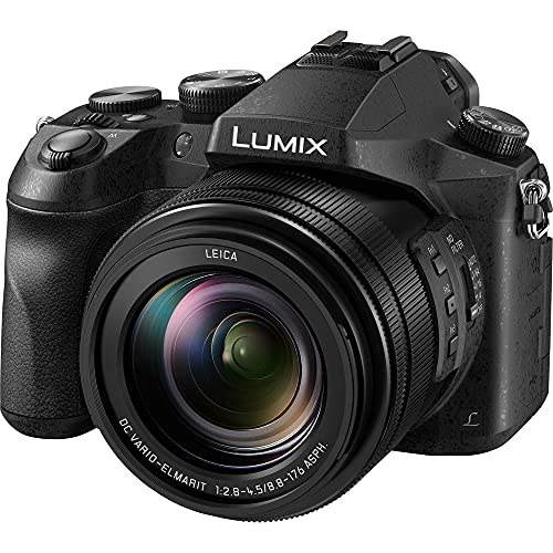 Panasonic Lumix DMC-FZ2500 Digital Camera (DMC-FZ2500) - Bundle - with 64GB Memory Card + DMW-BLC12 Battery + Digital Flash + Soft Bag + 12 Inch Flexible Tripod + Cleaning Set + More