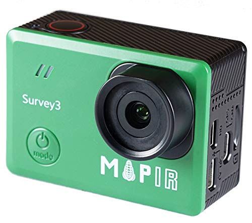 MAPIR Survey3N NDVI Mapping Camera RGN Red+Green+Near Infrared Filter 8.25mm f/3.0 No Distortion Narrow Angle GPS Touch Screen 2K 12MP HDMI WiFi PWM Trigger Drone Mount