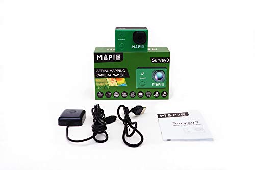 MAPIR Survey3N NDVI Mapping Camera RGN Red+Green+Near Infrared Filter 8.25mm f/3.0 No Distortion Narrow Angle GPS Touch Screen 2K 12MP HDMI WiFi PWM Trigger Drone Mount