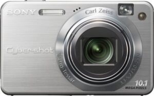sony cybershot dscw170 10.1mp digital camera with 5x optical zoom with super steady shot (silver)