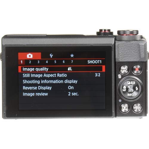 Canon PowerShot G7 X Mark II Digital Camera with 64 GB Card + Premium Camera Case + 2 Batteries + Tripod (Renewed)