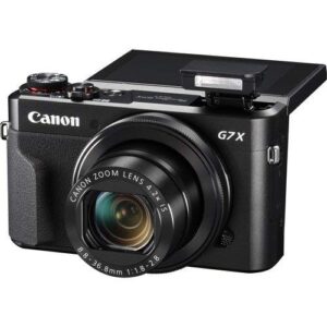 Canon PowerShot G7 X Mark II Digital Camera with 64 GB Card + Premium Camera Case + 2 Batteries + Tripod (Renewed)