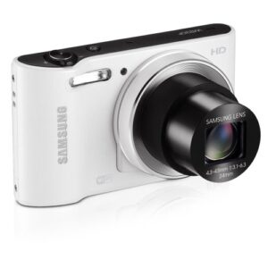 samsung wb30f smart wi-fi digital camera, 16.2 megapixel, 10x zoom, 3.0″ lcd display (white)