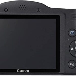 Canon PowerShot SX420 is Wi-Fi Digital Camera (Black) with 128GB Card + Case + Flash + Battery + Charger + Tripod + Kit (Renewed)