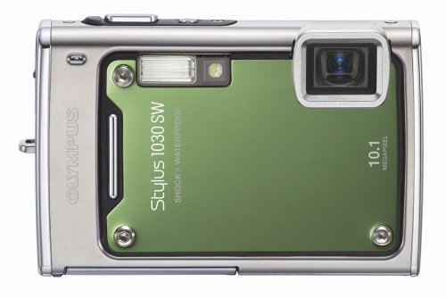 Olympus Stylus 1030SW 10.1MP Digital Camera with 3.6x Optical Wide Angle Zoom (Green)