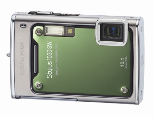 Olympus Stylus 1030SW 10.1MP Digital Camera with 3.6x Optical Wide Angle Zoom (Green)