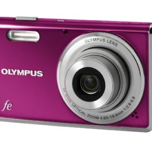 Olympus FE-4000 12MP Digital Camera with 4x Wide Angle Optical Zoom and 2.7 inch LCD (Magenta)