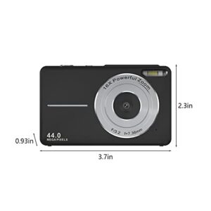 HD Camera 1080p with 2.5-inch TFT-LCD Screen, 16x Digital Zoom, Electronic Anti Shake Built-in Flash, Suitable for Gifts to Friends, Parents and Children