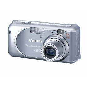 canon powershot a430 4mp digital camera with 4x optical zoom