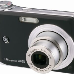 GE-A835 8MP Digital Camera with 3X Optical Zoom (Silver)