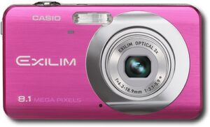 casio ex-z80 8.1mp digital camera – vivid pink