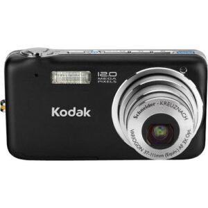kodak easyshare v1233 12.1mp digital camera with 3x optical zoom (black)