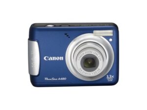 canon powershot a480 10 mp digital camera with 3.3x optical zoom and 2.5-inch lcd (blue)