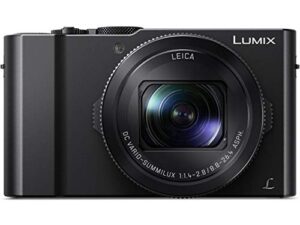 panasonic lumix lx10 camera, 20.1 megapixel 1in large sensor, leica dc lens 24-72mm f1.4-2.8, dmc-lx10k (usa black) (renewed)