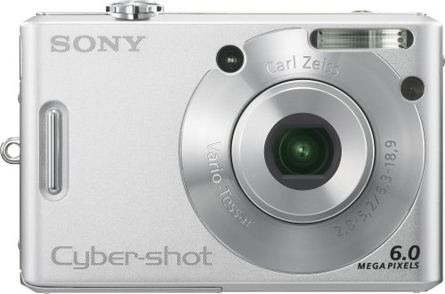 Sony Cybershot DSCW30 6MP Digital Camera with 3x Optical Zoom