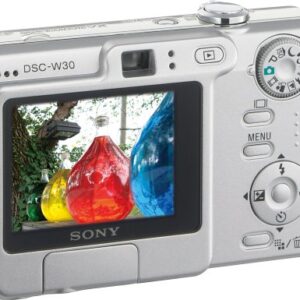 Sony Cybershot DSCW30 6MP Digital Camera with 3x Optical Zoom