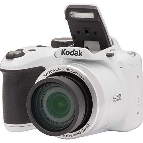 Kodak AZ401-WH PIXPRO 16MP Digital Camera, 3", White (Renewed)