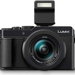 Panasonic LUMIX LX100 II 17MP Digital Zoom Camera Bundle with Panasonic DMW-ZSTRV Battery and Charger Pack, Camera Bag and 32GB SD Card (4 Items)