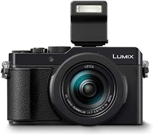 Panasonic LUMIX LX100 II 17MP Digital Zoom Camera Bundle with Panasonic DMW-ZSTRV Battery and Charger Pack, Camera Bag and 32GB SD Card (4 Items)