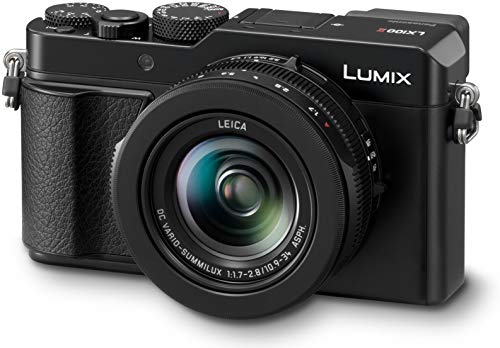 Panasonic LUMIX LX100 II 17MP Digital Zoom Camera Bundle with Panasonic DMW-ZSTRV Battery and Charger Pack, Camera Bag and 32GB SD Card (4 Items)