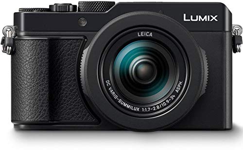 Panasonic LUMIX LX100 II 17MP Digital Zoom Camera Bundle with Panasonic DMW-ZSTRV Battery and Charger Pack, Camera Bag and 32GB SD Card (4 Items)