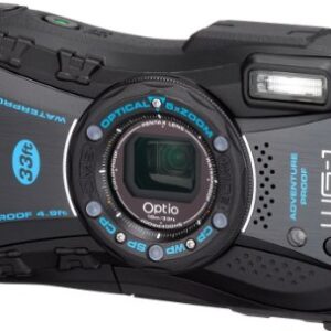 Pentax Optio WG-1 Adventure Series 14 MP Waterproof Digital Camera with 5x Wide-Angle Optical Zoom (Black)